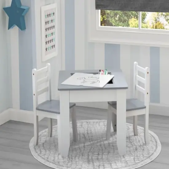 Chelsea Gray Table & Chair Set {5}