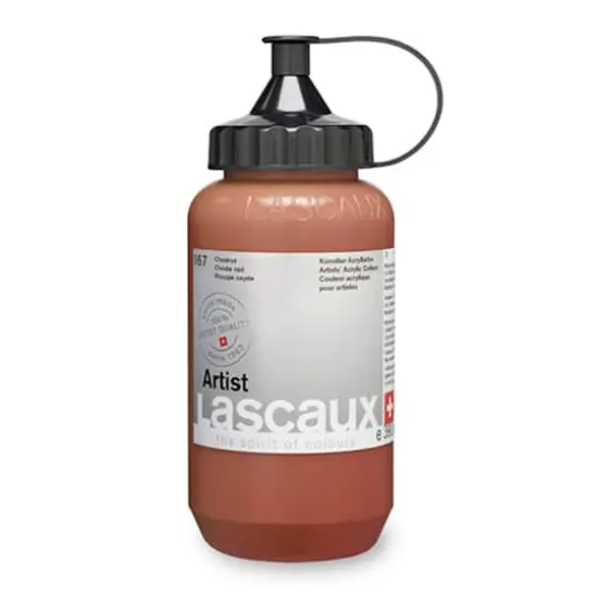 Lascaux Artist Acrylic Paint, 390mL 167 Oxide Red {1}