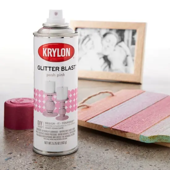Krylon&reg; Glitter Blast&trade; Posh Pink {4}