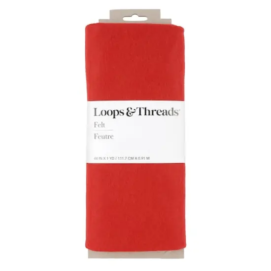 Red Felt by Loops & Threads&reg; {1}