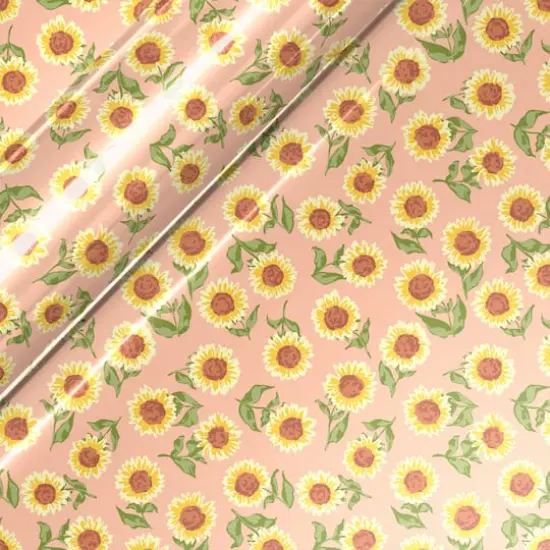 Siser&reg; EasyPatterns&reg; Plus Sunflowers Heat Transfer Vinyl Peach {1}