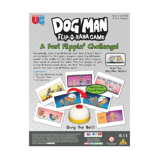Dog Man Flip-O-Rama Game {3}