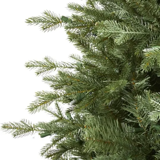 5ft. Pre-Lit New Hampshire Spruce Artificial Christmas Tree, Warm White LED Lights {5}