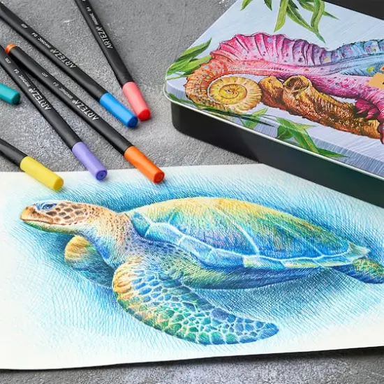 Arteza&reg; Inkonic&reg; 72 Fineliner Pen Set {6}