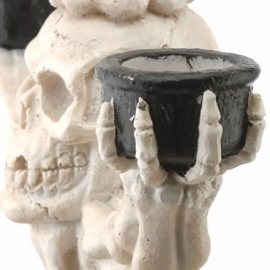 12" Skeleton Candelabra {7}