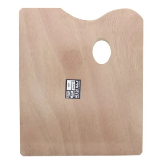 Art Alternatives Artist's Wooden Rectangular Palette {4}