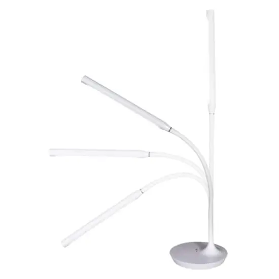 OttLite&reg; Extended Reach LED Desk Lamp White {4}