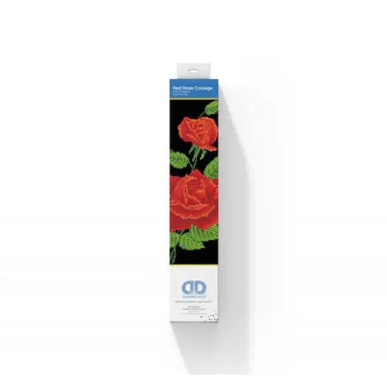 Diamond Dotz® Intermediate Red Rose Corsage Diamond Painting Kit {4}