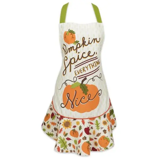 DII&reg; Pumpkin Spice Ruffle Apron {1}