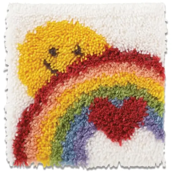 Wonderart&reg; Sunshine Rainbow Latch Hook Kit {1}