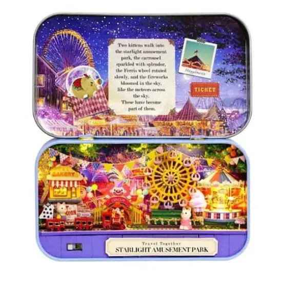 Wizardi Miniature Roombox: Starlight Amusement Park {1}