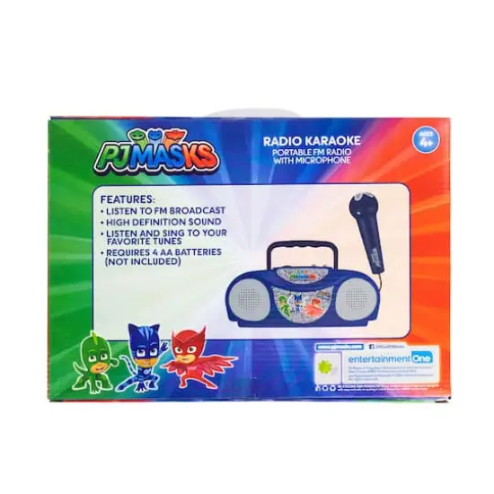 PJ Masks Portable Karaoke Radio with Microphone {5}