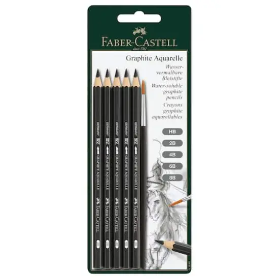 Faber-Castell&reg; Graphite Aquarelle Pencil Set {1}