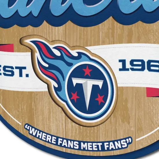 NFL Fan Cave Sign Tennessee Titans {5}
