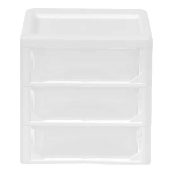IRIS 7" Clear Tabletop Storage Drawers {5}