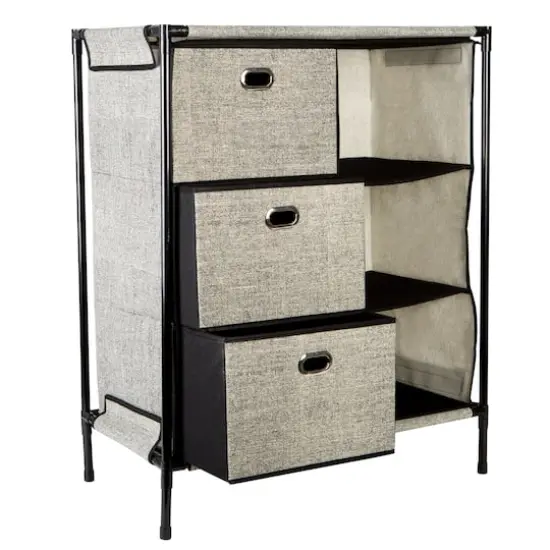 Simplify Black 6 Grid Storage Organizer {7}