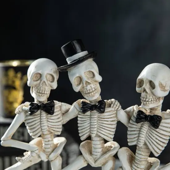 Glitzhome&reg; 10.5" Halloween Dancing Skeleton Table D&eacute;cor {7}