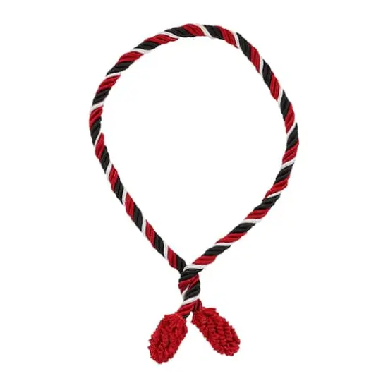 Haute Decor 16" Black, Red & White Decorative Twist Ties, 6ct. {1}