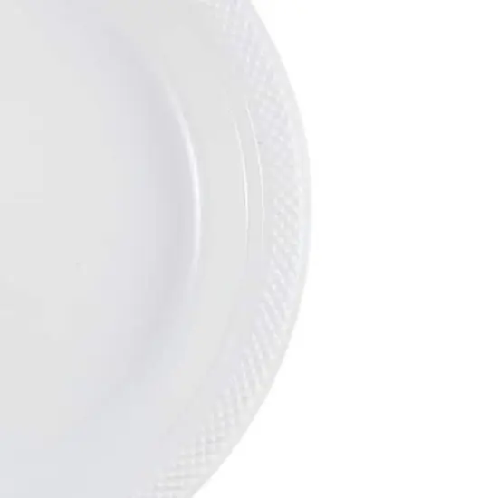 JAM Paper 10.25" Plastic Party Plates, 20ct. White {4}