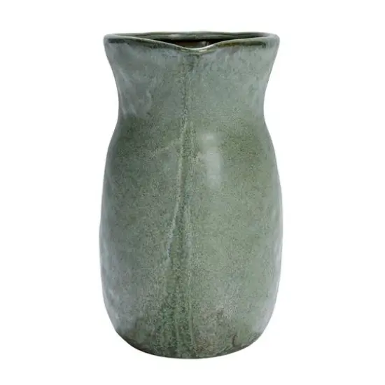 Hello Honey&reg; 9" Matte Teal Round Stoneware Pitcher {9}