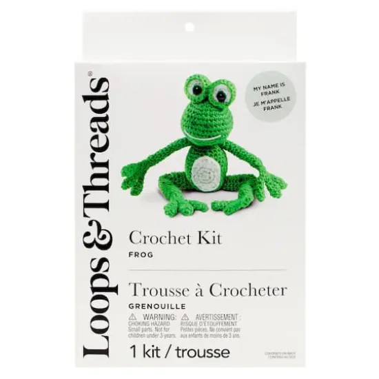 Intermediate Frog Amigurumi Crochet Kit by Loops & Threads&reg; {3}