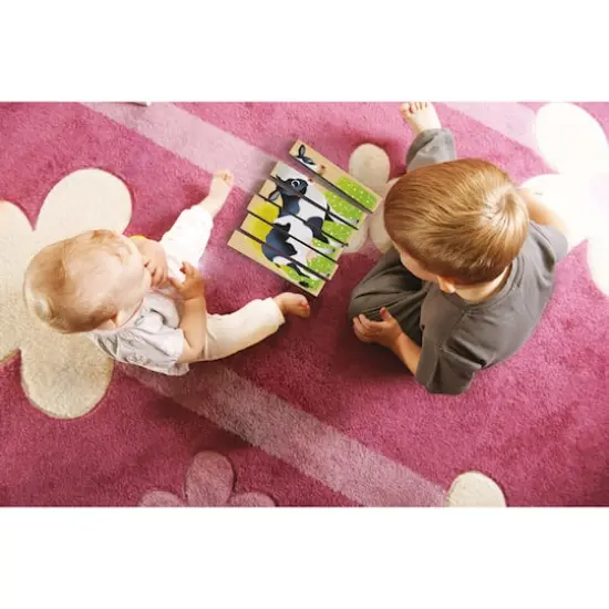 Quercetti&reg; Baby Farm Animals Mix-N-Match Wood Puzzle {7}