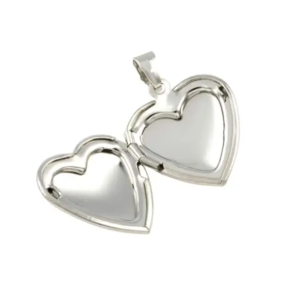 Rhodium Heart Locket by Bead Landing&trade; {3}