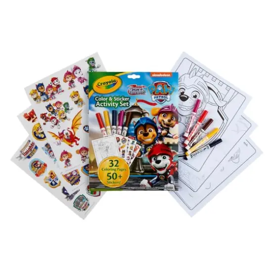 Crayola&reg; Paw Patrol&trade; Rescue Knights&trade; Color & Sticker Activity Set {3}