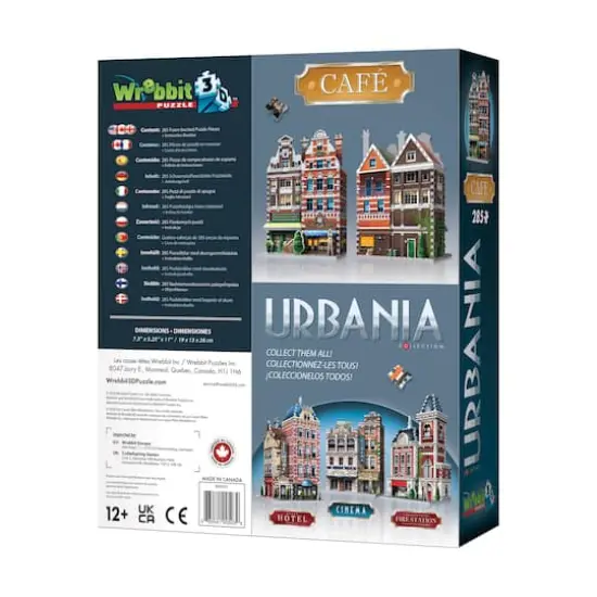 Urbania Collection - Cafe 3D Puzzle: 285 Pcs {5}