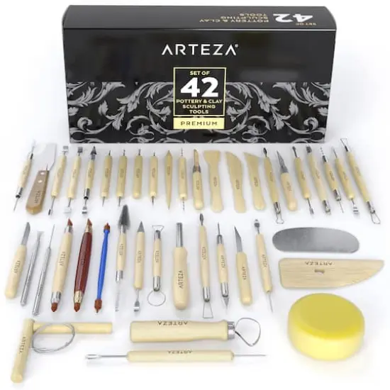 Arteza&reg; 42 Piece Pottery & Clay Sculpting Tools Set {1}