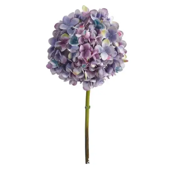 Purple Hydrangea Artificial Flower Stem, 3ct. {1}