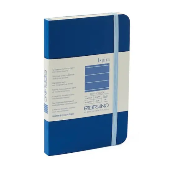 Fabriano&reg; Ispira Lined Softcover Notebook Blue {1}