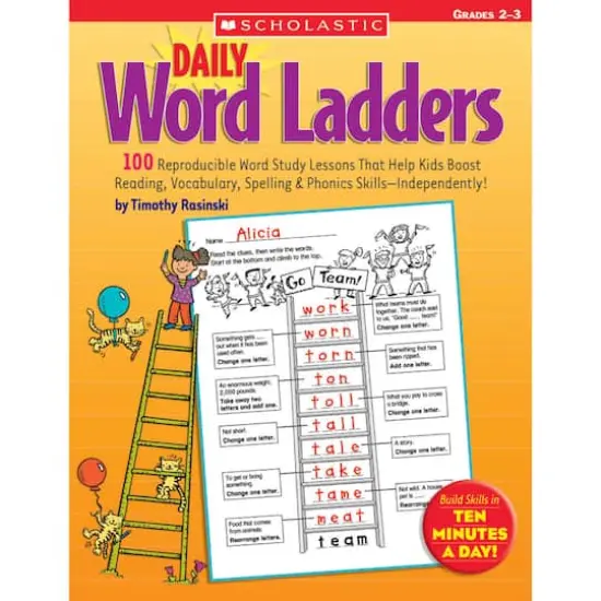 Scholastic Teaching Resources Daily Word Ladders Workbook, Grades 2-3 {1}