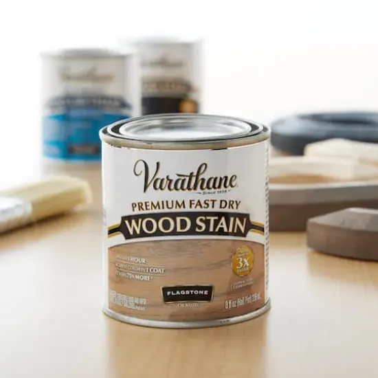 Varathane&reg; 8oz. Premium Fast Dry Wood Stain Flagstone {4}