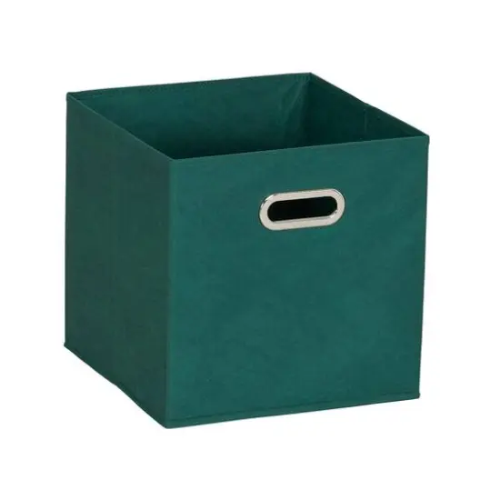 6 Pack Household Essentials 11" Fabric Storage Bins Green {6}