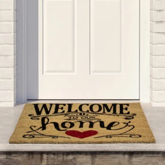 Welcome to Our Home Doormat {3}