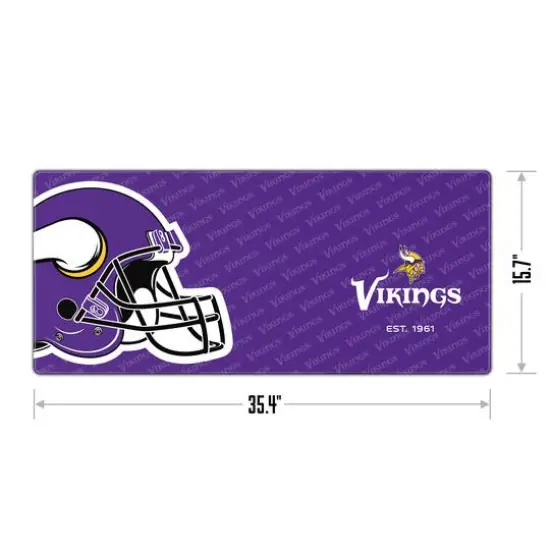 Logo Series Desk Pad Minnesota Vikings {4}