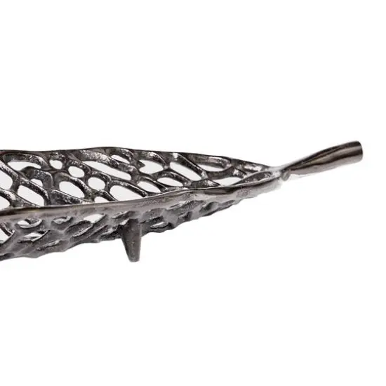 Black Aluminum Contemporary Tray Set {4}