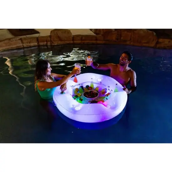 PoolCandy LiveLights&trade; Inflatable Illuminated LED Floating Bar {3}
