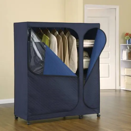 Organize It All Portable Storage Armoire Closet {3}