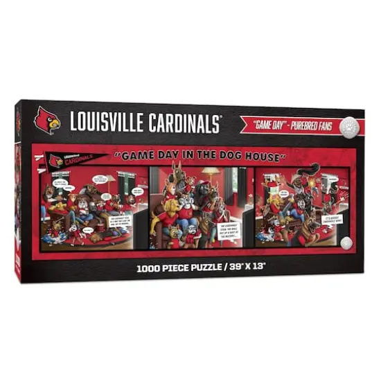 College Game Day in the Dog House 1,000 Piece Puzzle Louisville Cardinals {1}