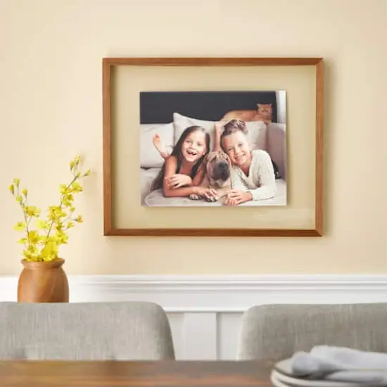 16" x 20"Walnut Float Frame by Studio D&eacute;cor&reg; {3}