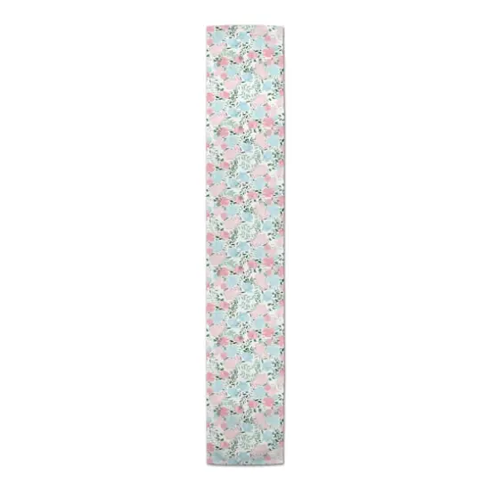 Watercolor Florals Indoor/Outdoor Table Runner {1}