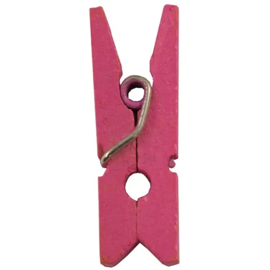 JAM Paper 7/8" Wood Clothespins, 100ct. Fuchsia Pink {6}