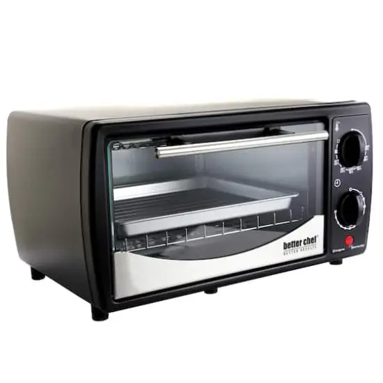Better Chef 9L Black with Stainless Steel Front Toaster Oven Broiler {3}