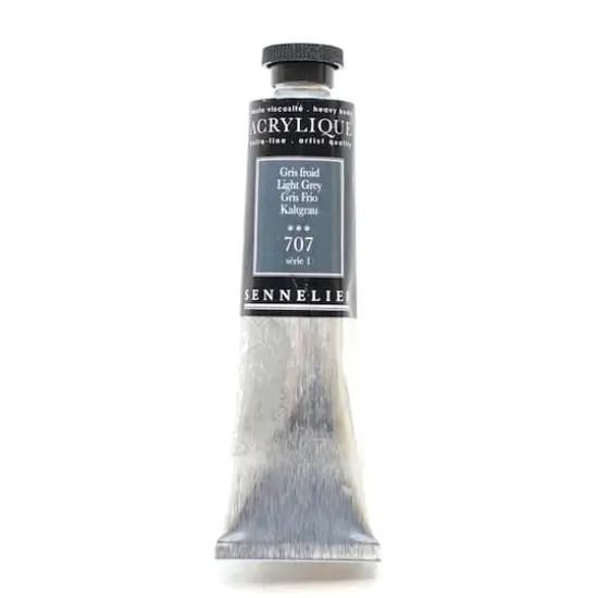Sennelier Extra Fine Artists' Acrylic Paint, 60mL 707 Light Grey {1}