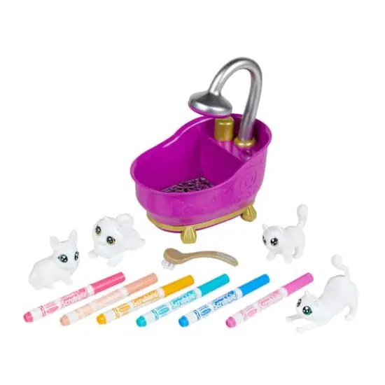 Crayola&reg; Scribble Scrubbie Pets Purple Tub Playset {4}
