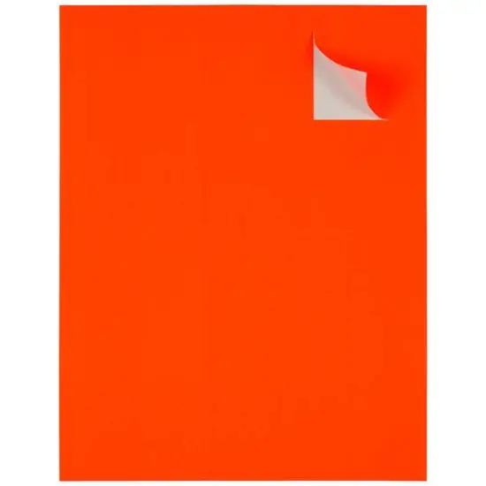 JAM Paper 2" x 2" Square Product & Container Labels, 120ct. Neon Red {5}