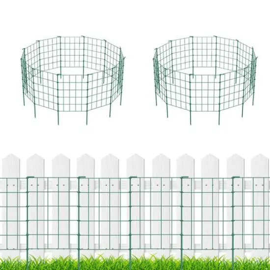 NEX&trade; Green Rustproof Folding Fence, 20ct. {1}