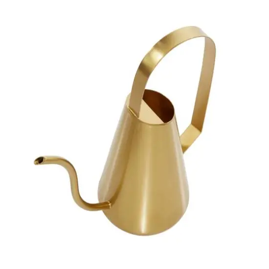 Gold Metal Glam Watering Cans Set {6}
